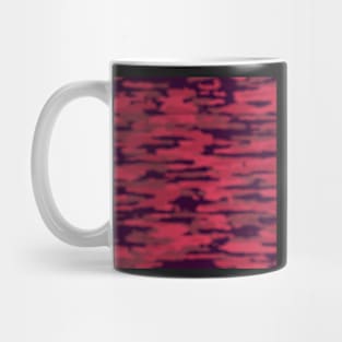 Dark Red Camouflage Mug